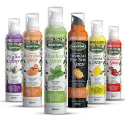 Ochucený, Extra panenský olivový olej ve spreji 200ml Citron