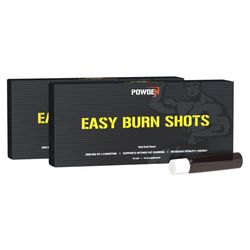 Easy Burn Shots | 1+1 ZDARMA | Shoty pro spalování tuku s L-karnitinem, zeleným čajem a garcinií kambodžskou | Program na 20 dní | PowGen