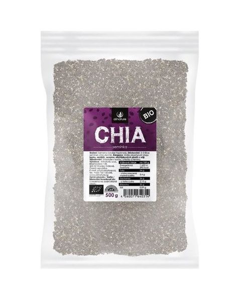 Allnature Chia BIO semínka 500 g