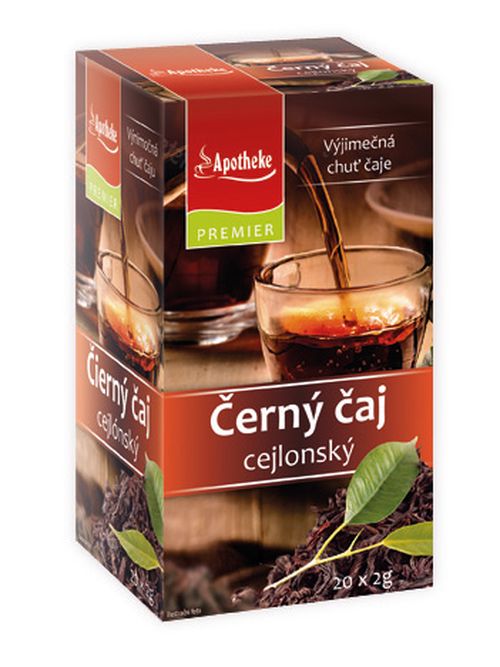 Apotheke Černý čaj cejlonský nálevové sáčky 20x2 g