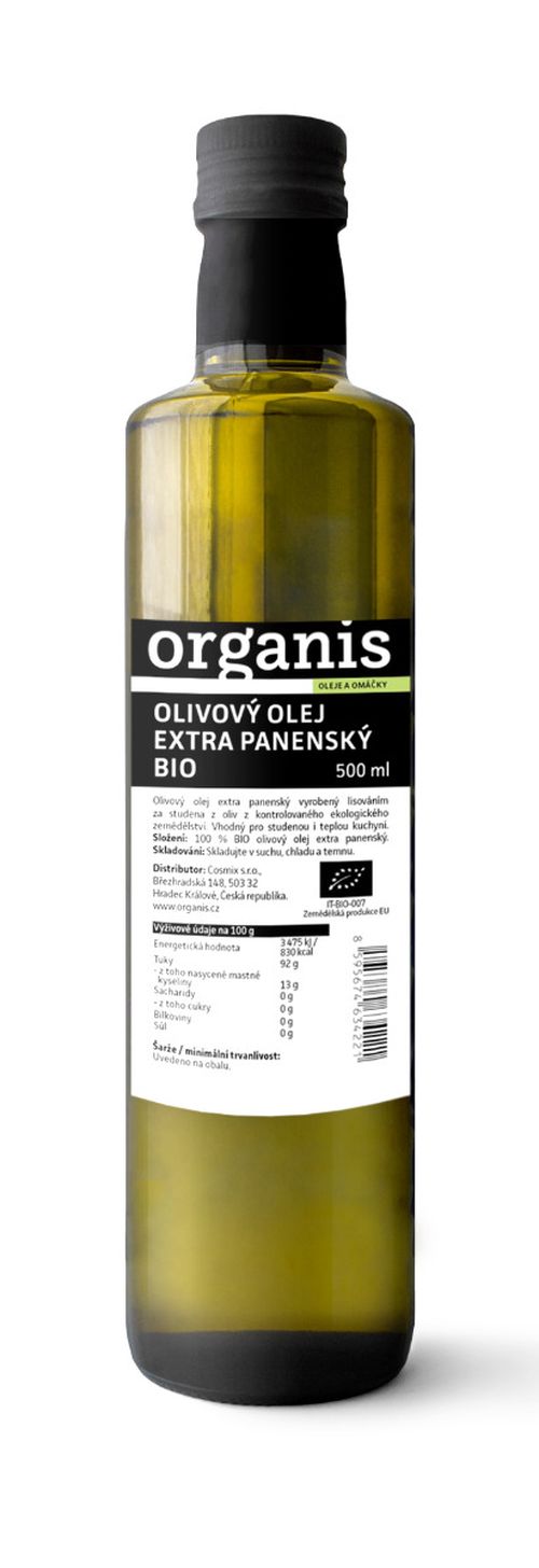 Organis Olivový olej extra panenský BIO 500 ml