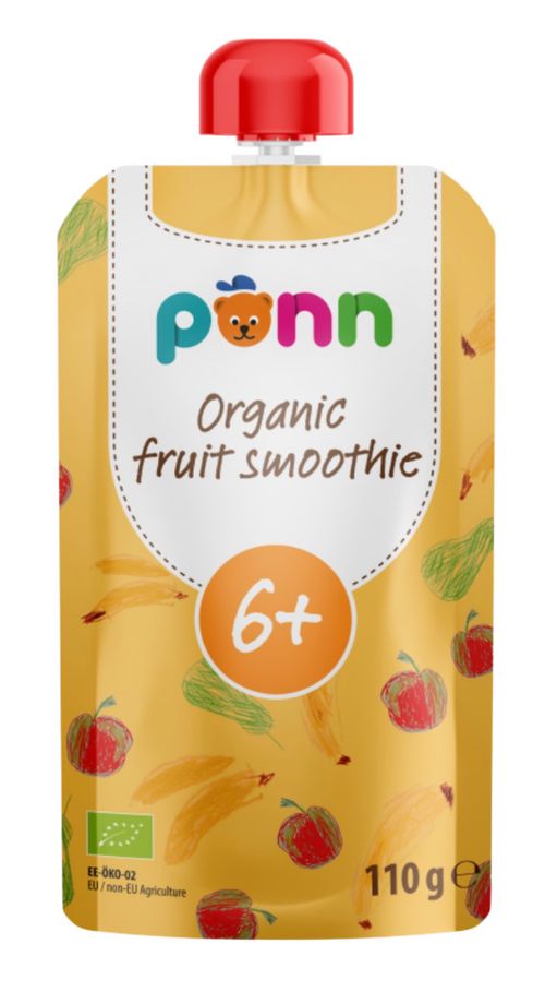 SALVEST Põnn BIO Ovocné smoothie s ananasem 110 g