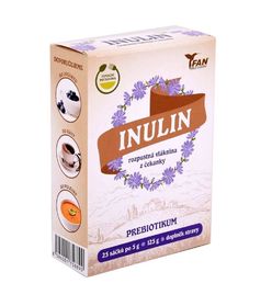 FAN Inulin rozpustná vláknina 25x5 g