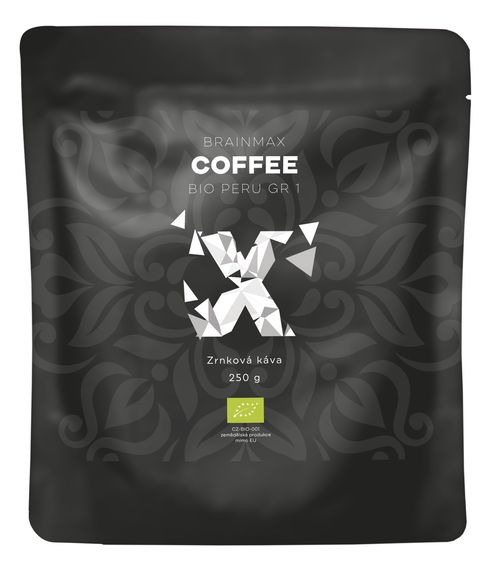 BrainMax Coffee - Káva Peru Grade 1 BIO, 250g *CZ-BIO-001 certifikát