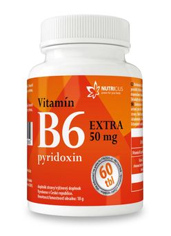 Nutricius Vitamín B6 EXTRA pyridoxin 50 mg 60 tablet