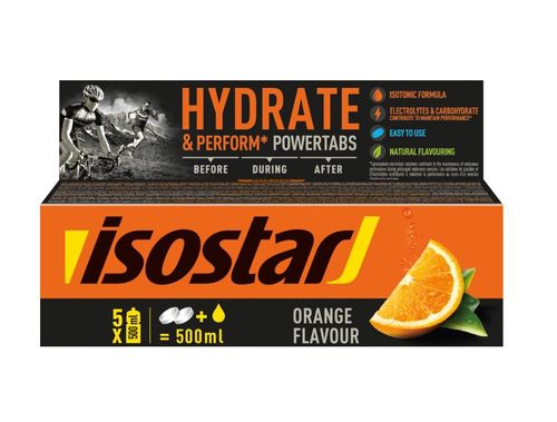 Isostar Powertabs pomeranč 10 šumivých tablet