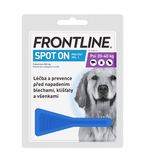 Frontline Spot On pro psy L 20-40 kg pipeta 1x2,68 ml
