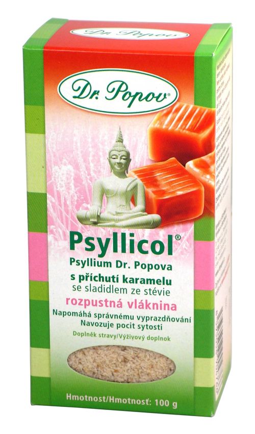 Dr. Popov Psyllicol s příchutí karamelu 100 g