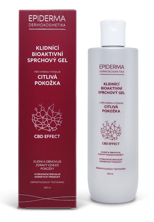 Epiderma Bioaktivní CBD klidnící sprchový gel 300 ml