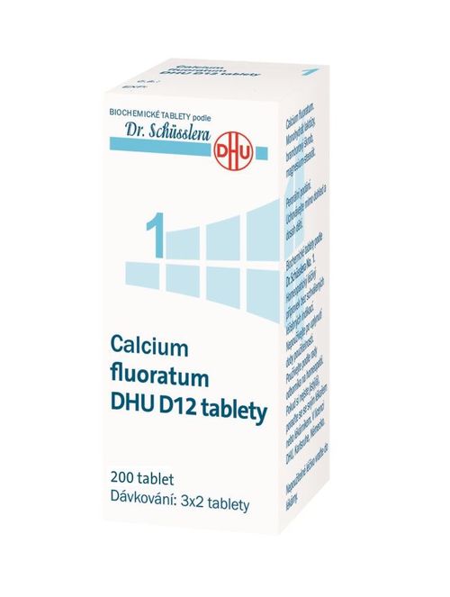 Schüsslerovy soli Calcium fluoratum DHU D12 200 tablet