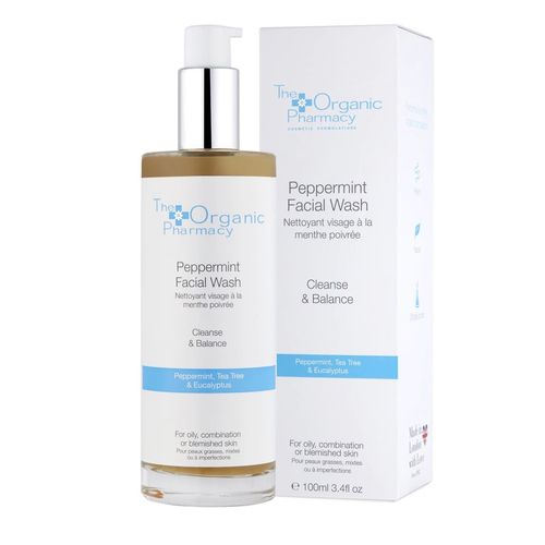 The Organic Pharmacy Peppermint Facial Wash osvěžujicí čisticí gel 100 ml