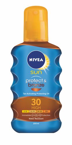 Nivea SUN Protect&Bronze OF30 olej na opalování 200 ml