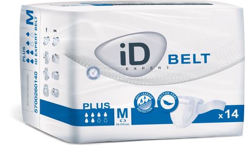 iD Belt Medium Plus plenkové kalhotky s upínacím pásem 14 ks