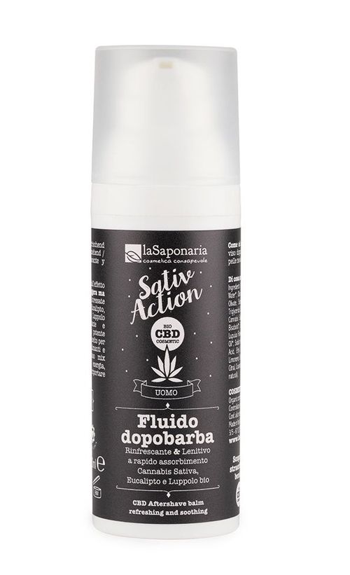 laSaponaria Pánský gel po holení s konopným CBD BIO 50 ml