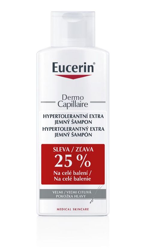 Eucerin Dermocapillaire Hypertolerantní šampon duopack 2x250 ml