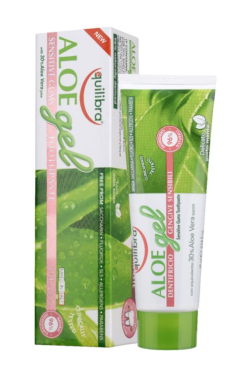 Equilibra Aloe Gel Sensitive Gums zubní pasta pro citlivé dásně 75 ml