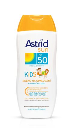 Astrid SUN Dětské mléko na opalování OF 50 200 ml