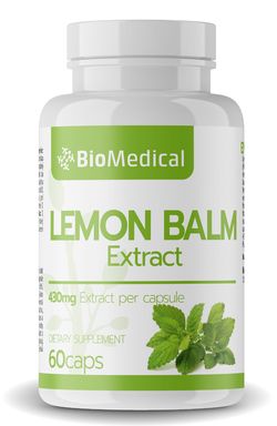 Lemon Balm Extract - Extrakt z Meduňky lékařské 60 caps