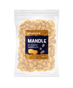 Allnature Mandle se slaným karamelem 500 g