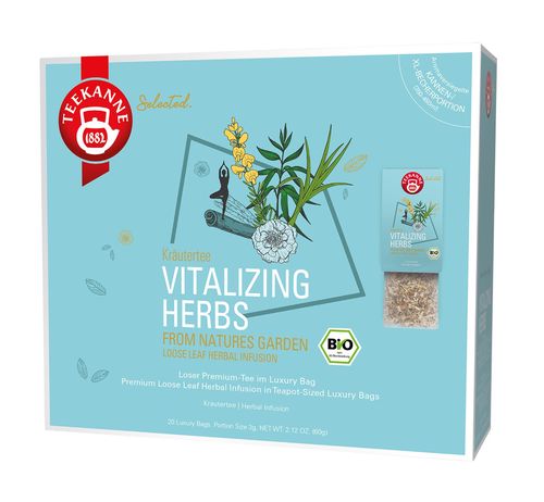 Teekanne Vitalizing Herbs Luxury Bags BIO 20x3 g