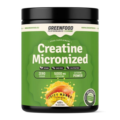 GreenFood Performance Creatine Juicy mango 420 g