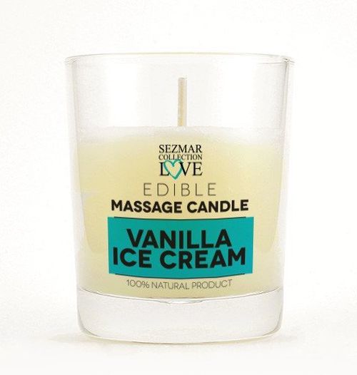 Hristina - Přírodní masážní svíčka vanilka, 100 ml
