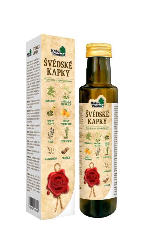 Naturprodukt Švédské kapky 250 ml