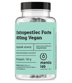 Mentis Ostropestřec Forte 400 mg Vegan 60 kapslí