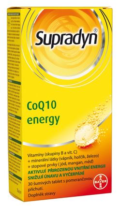 Supradyn CoQ10 Energy 30 šumivých tablet