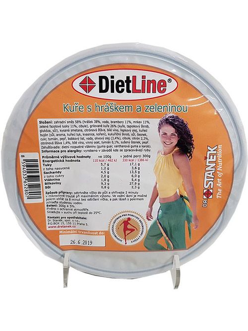 DietLine Kuře s hráškem a zeleninou 300 g