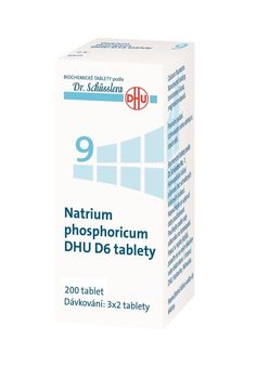 Schüsslerovy soli Natrium phosphoricum DHU D6 200 tablet