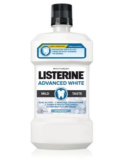 Listerine Advanced White Mild Taste ústní voda 500 ml