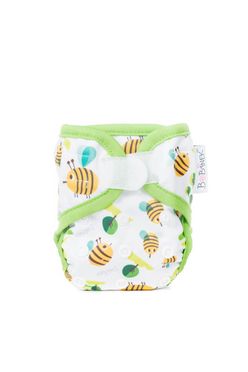 Bobánek Novorozenecké svrchní kalhotky suchý zip 1 ks včelka