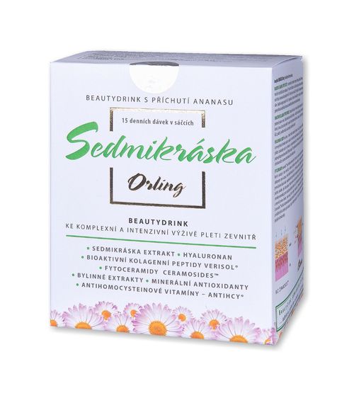 Orling BeautyDrink Sedmikráska příchuť ananas nápoj 15x14 g