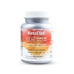 KetoDiet HEAT- spalovač tuků (60 tablet) - 100% česká keto dieta