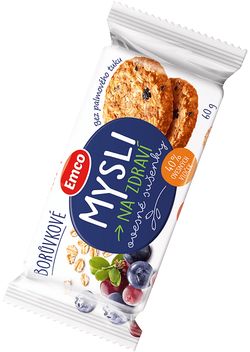 Ovesné sušenky borůvkové, 60 g