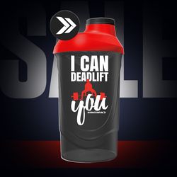 Shaker NaMaximum 600ml - I Can Deadlift You Černá 600ml