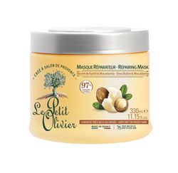 Le Petit Olivier Obnovující maska pro suché vlasy Bambucké máslo a makadamový olej 330 ml