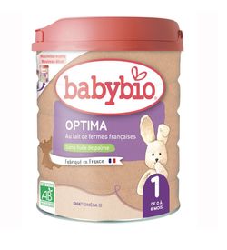 Babybio Optima 1 Počáteční kojenecké bio mléko s probiotiky a prebiotiky 800 g