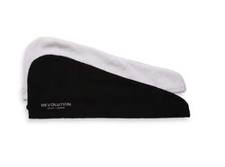 Revolution Haircare Microfibre Hair Wrap Black/White péče o vlasy 2 ks