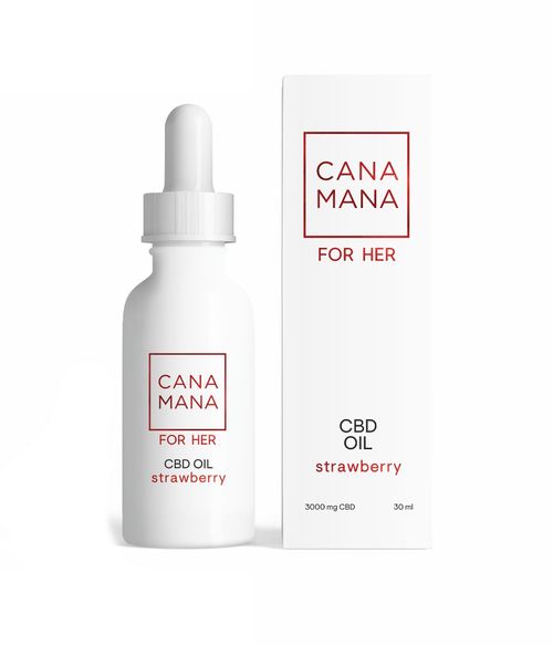 CANAMANA for Her CBD Oil strawberry 30 ml
