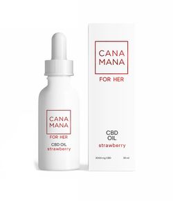 CANAMANA for Her CBD Oil strawberry 30 ml