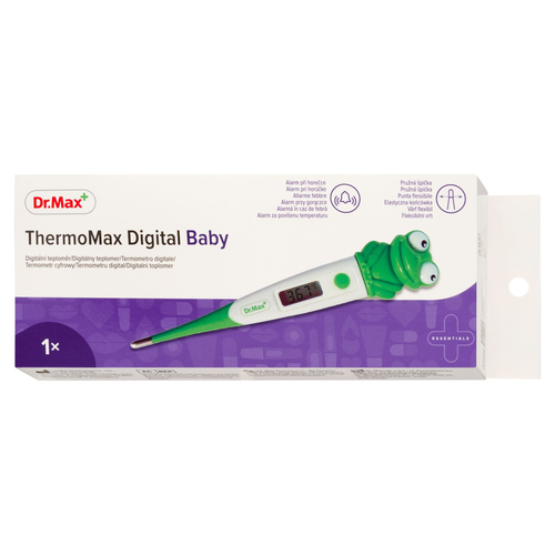 Dr. Max ThermoMax Digital Baby teploměr žába 1 ks