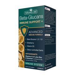Natures Aid Beta Glukany s antioxidanty na imunitu 30 tablet