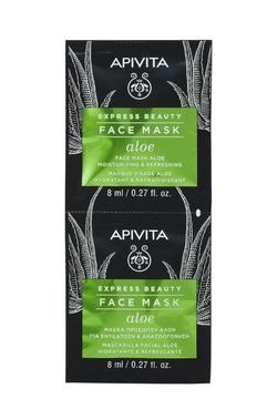 APIVITA Express Beauty Aloe pleťová maska 2x8 ml