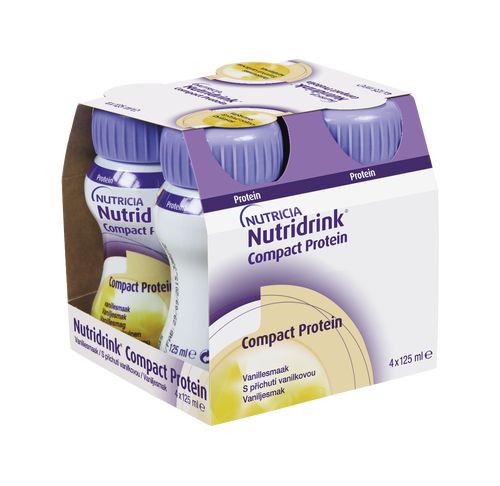 Nutridrink Compact Protein vanilka 4x125 ml