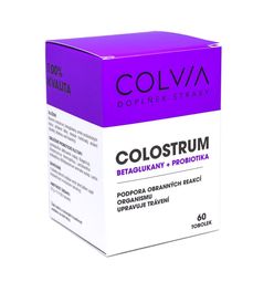 COLVIA Colostrum Betaglukany + Probiotika 60 tobolek