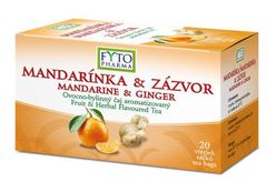 Fytopharma Ovocno-bylinný čaj mandarinka & zázvor 20x2 g