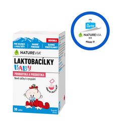 Swiss NatureVia Laktobacílky baby 30 sáčků