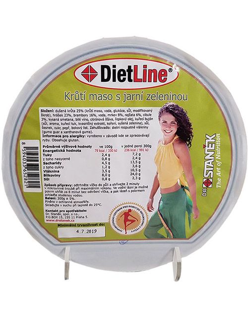 DietLine Krůtí maso s jarní zeleninou 300 g